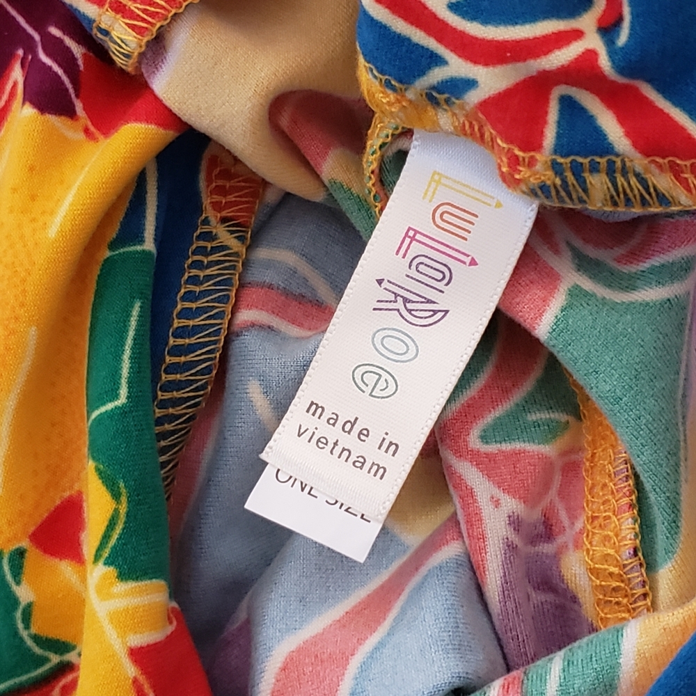 Lularoe leggings gifts multicolored one size nwot - Picture 3 of 3